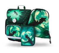 BAAGL 3 SET ERGO DRACHE Schulset, grün, größe os