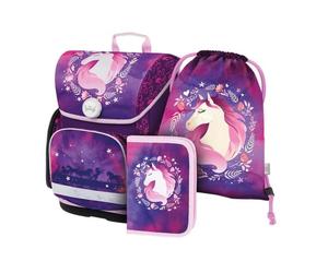 BAAGL 3 SET ERGO ROSS Mädchen Schulset, violett, größe os