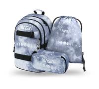 BAAGL 3 SET SKATE NASA GREY Schulset, grau, größe os