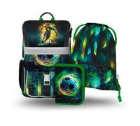 BAAGL 3 SET Zippy Football Player: Aktentasche, Federmäppchen, Tasche