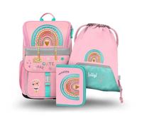 BAAGL 3 SET ZIPPY REGENBOGEN Schulset, rosa, größe os