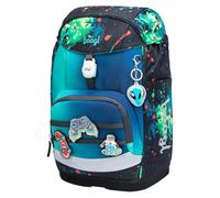 Baagl Airy Plus Schulrucksack, 25 l, Grow-System, ab 130 cm (Chill) | Isoliertes Snackfach; Magnetverschluss; Brust- und abnehmbarer Hüftgurt