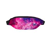 Baagl Bauchtasche für Kinder - Gürteltasche für Mädchen, Teenager - Stylische Umhängetasche, Brustbeutel aus robustem Material mit 2-Wege-Reißverschluss (Galaxy)