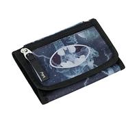 Baagl Brustbeutel Kinder - Geldbörse für Jungen - Geldbeutel, Mini Portemonnaie, Kleingeld Münzbörse (Batman Storm)