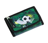 Baagl Brustbeutel Kinder - Geldbörse für Jungen - Geldbeutel, Mini Portemonnaie, Kleingeld Münzbörse (Fussball)