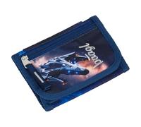 Baagl Brustbeutel Kinder - Geldbörse für Jungen - Geldbeutel, Mini Portemonnaie, Kleingeld Münzbörse (Space Ship)