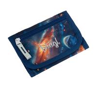 Baagl Brustbeutel Kinder - Geldbörse für Jungen - Geldbeutel, Mini Portemonnaie, Kleingeld Münzbörse (Weltraum)