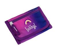 Baagl Brustbeutel Kinder - Geldbörse für Mädchen - Geldbeutel, Mini Portemonnaie, Kleingeld Münzbörse (Herz)