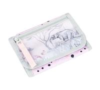 Baagl Brustbeutel Kinder - Geldbörse für Mädchen - Geldbeutel, Mini Portemonnaie, Kleingeld Münzbörse (Safari)