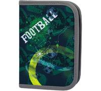 Federmäppchen 1-Fach Fußball Grün