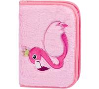 Baagl Federmäppchen für Mädchen - Schüleretui, Federtasche, Federmappe für Schreibwaren - Etui, Federpenal, Schulmäppchen (Flamingo)