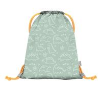 BAAGL DINO Turnbeutel für Vorschulkinder, hellgrün, größe os