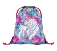 Baagl Turnbeutel für Mädchen, Schuhbeutel, Schule und Kindergarten Sportbeutel, Sportsack (Unicorn)