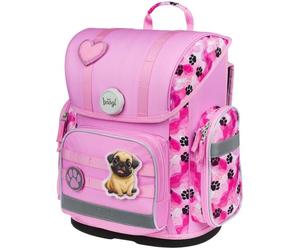 BAAGL ERGO PFOTEN Schulranzen, rosa, größe os