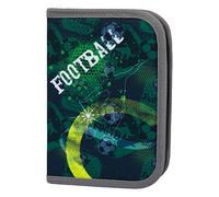 Federmäppchen 1-Fach Fußball Grün