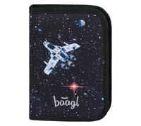 Baagl Federmäppchen für Jungen Schüleretui Federtasche - Pixel Space | Federmappe für Schreibwaren - Etui, Federpenal und Schulmäppchen für Jungen als robustes Schüleretui, praktische Federtasche.