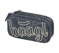 Baagl Federmäppchen für Jungen - Schulmäppchen für Schreibwaren - Schulsachen Federtasche, Kinder Federmappe, Etui für Schule (Wave)