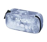 Baagl Federmäppchen für Jungen - Schulmäppchen für Schreibwaren - Schulsachen Federtasche, Kinder Federmappe, Etui für Schule (NASA Grey)