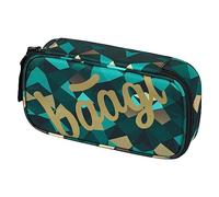 Baagl Federmäppchen für Jungen - Schulmäppchen für Schreibwaren - Schulsachen Federtasche, Kinder Federmappe, Etui für Schule (Skate Polygon)