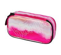 Baagl Federmäppchen für Mädchen - Schulmäppchen für Schreibwaren - Schulsachen Federtasche, Kinder Federmappe, Etui für Schule (Skate Pink Stripes)