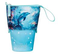 Baagl Federmäppchen Mädchen Stifteetui Kinder Federtasche Schule - Delfin