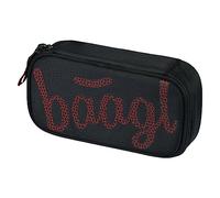 Baagl Federmäppchen für Jungen, Mädchen - Schulmäppchen für Schreibwaren - Schulsachen Federtasche, Kinder Federmappe, Etui für Schule (Skate Red)