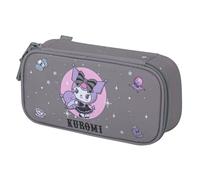 Baagl Federmäppchen Schulmäppchen Schreibwaren Mädchen - Kuromi Grey