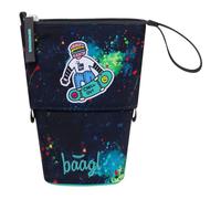 Baagl Federmäppchen Jungen - Stifteetui Kinder - Mäppchen Etui für Schule - Robuste Federtasche & Federmappe mit Geheimfach - Standmäppchen (Chill)
