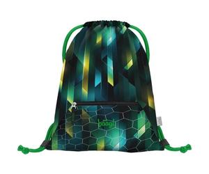 BAAGL FUSSBALLER Turnbeutel, grün, größe os