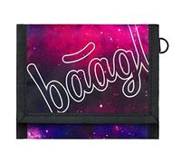 Baagl Geldbeutel Jungen Mädchen Geldbörse Kinder Kleines Portemonnaie Teenager Geldtasche Kinderportmonee (Galaxy)