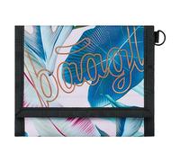 Baagl Geldbeutel Jungen Mädchen Geldbörse Kinder Kleines Portemonnaie Teenager Geldtasche Kinderportmonee (Leafs)