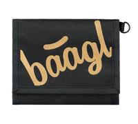 Baagl Geldbeutel Jungen Mädchen - Geldbörse Kinder - Kleines Portemonnaie - Teenager Geldtasche - Kinderportmonee (Logo Gold)