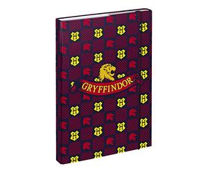 Baagl Heftbox A4 Sammelmappe Kinder Gummiband - Harry Potter Gryfindor