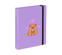 Baagl Heftbox A5 23x17 cm Schulranzen Sammelmappe Kinder Mädchen - Capybara