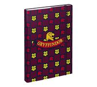 Baagl Heftbox für Schulranzen A4 - Sammelmappe für Kinder mit Gummiband und Innenklappen - Heftmappe, Sammelbox mit Gummizug für Jungen (Harry Potter Gryfindor)