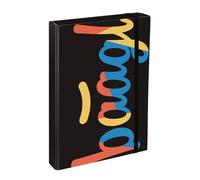 Baagl Heftbox für Schulranzen - Heftmappe A4 JUMBO für Kinder mit Gummiband und Innenklappen - Sammelmappe, Sammelbox mit Gummizug für Jungen (Logo Mix)