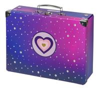 BAAGL HERZ Faltbarer Schulkoffer, violett, größe os