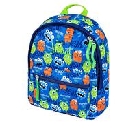 Baagl Kindergartenrucksack Jungen, Kindergarten Rucksack Kinder, Kleiner Baby Rucksack, Kinderrucksack mit Brustgurt (Monsters)