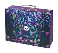 BAAGL JUNGLE PANDA Faltbarer Schulkoffer, violett, größe os