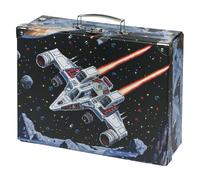 BAAGL PIXEL SPACE Faltbarer Schulkoffer, schwarz, größe os