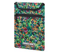 Baagl Laptop Hülle 15 Zoll Jungen - Notebook Sleeve Kinder Teenager - Laptoptasche Leicht & Schützend - für Schulrucksack & Alltag, 26x36 cm (Minecraft Chaos)