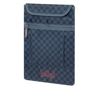 Baagl Laptop Hülle 15 Zoll Jungen - Notebook Sleeve Kinder Teenager - Laptoptasche Leicht & Schützend - für Schulrucksack & Alltag, 26x36 cm (Ska Blau)