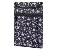 Baagl Laptop Hülle 15 Zoll Mädchen Laptoptasche - Kuromi Black | Notebook Sleeve für Kinder und Teenager schützt leicht vor Kratzern oder leichten Stößen im Schulrucksack für den Alltag.