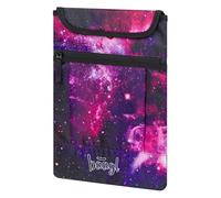 Baagl Laptop Hülle 15 Zoll Mädchen - Notebook Sleeve Kinder Teenager - Laptoptasche Leicht & Schützend - für Schulrucksack & Alltag, 26x36 cm (Galaxy)