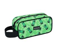 Baagl Minecraft Federmäppchen für Jungen und Mädchen, Schule Mäppchen, Federmappe, Federtasche für Teenager, Kinder Etui (Creeper)