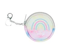 Baagl Münzbörse Kinder - Geldbörse für Mädchen - Geldbeutel, Mini Portemonnaie, Kleingeld Münzbeutel (Rainbow Unicorn)