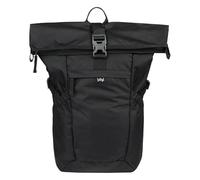 Baagl Rucksack Damen Herren - Rolltop Backpack Wasserdicht mit Laptopfach - Ergonomischer Roll Daypack für Arbeit, Uni, City & Freizeit - Moderner Rollrucksack, 29 l (Black)