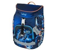 Baagl Schulranzen für 1. Klasse Jungen, Airy Schulrucksack, Ultraleicht Schule Tasche Kinder, Schultasche, Grundschule Ranzen (Motorrad)