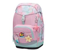 Baagl Schulranzen für 1. Klasse Mädchen, Airy Plus Schulrucksack mit Ergonomischem Rückensystem & Abnehmbarem Hüftgurt, Ultraleichte Schultasche Kinder für Grundschule, Volksschule (Sunset)