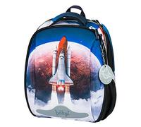 Baagl Schulranzen Jungen 1 Klasse Shelly Schultasche - Space Shuttle | Der leichte Kinder Hartschalen-Ranzen und Tornister mit Brustgurt ist ideal für Jungs in der Grundschule geeignet.